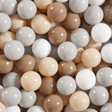 Plastic Balls for Ball Pits - Toddler Playroom Decor, 200 Count, Grey Beige