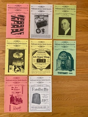 Lot of 7 California Antique Radio Gazette 1986 1987 AM FM HAM Vintage Magazine