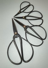 Antique Japanese Bonsai Scissors Set 4 Pieces...