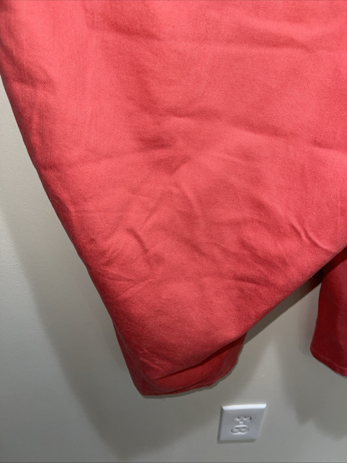 Catherines Plus Flat Front Twill Capri CORAL Pant… - image 14