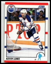 1990-91 Score American #170 Kevin Lowe Edmonton Oilers