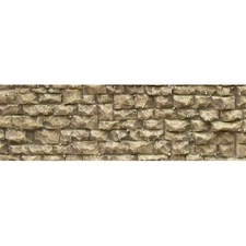 Chooch 8250 HO / N Scale 3.5"x13" Flexible Small Random Stone Wall