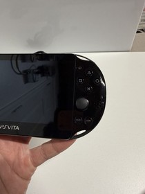 Sony Playstation Vita Slim PS Vita PCH-2001 Handheld Game System Black With Game