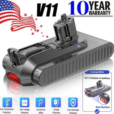 25.2V 9.0Ah V11 For Dyson V11 Replacement Li-ion Battery V15 SV15 Click-in Type