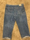 Vintage Levi's 540 Brown Tab Relaxed Tapered Jeans Men's 44 x 33 Blue Stone Wash — photo 2