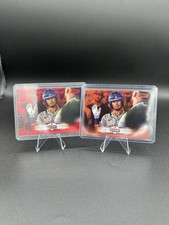 2 Card Ezequiel Tovar Topps Stadium Club Red And Orange Foil! Colorado Rockies 