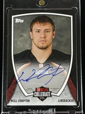 Will Compton 2013 Bowman #30 Rookie Auto