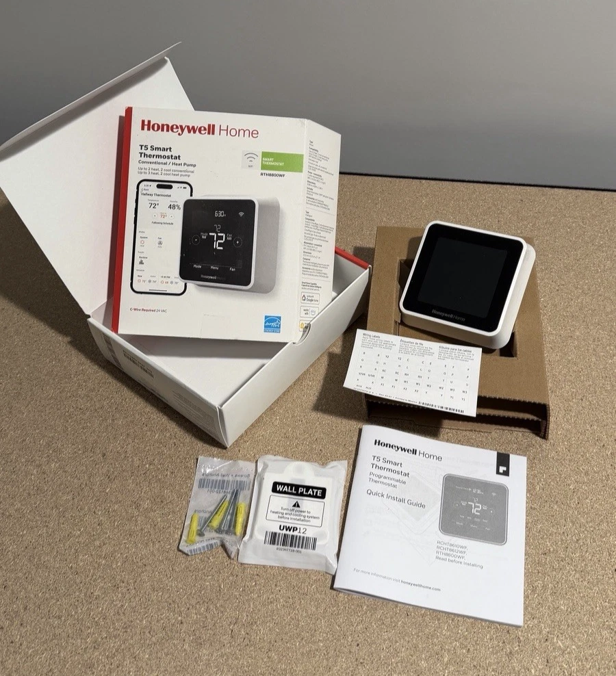 Honeywell T5 Smart Thermostat Wi-Fi RTH8800WF - New Open Box