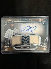 2021 Topps Museum Collection Dual Relic Autographs Willi Castro /349 (AU, MEM)