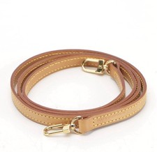Louis Vuitton Tan Vachetta Leather Replacement Strap with Gold Accents