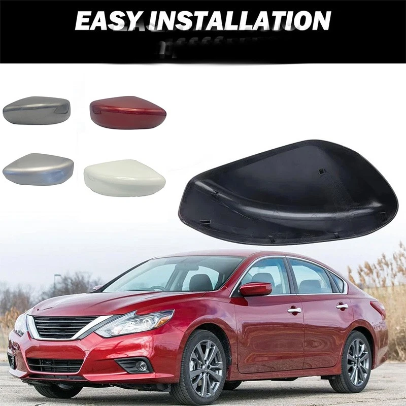 Left Right Side Rearview Mirror Cap Cover For Nissan Altima Sedan 2013-2018 New Foto 2 de 4