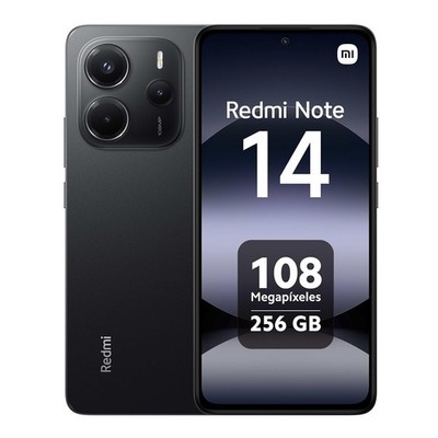 Xiaomi Redmi Note 14 4G 8+256GB Smartphone Dual-SIM Midnight Black 108MP 5500mAh