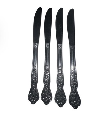 Vintage MSI Japan Stainless Steel Versailles Dinner Knives 8-7/8'' - Set of 4