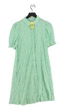Nümph Shirt Midi Dress in Green
