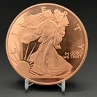 Half Pound Copper Walking Liberty Round .999 Fine – 8 oz (AVDP) Large Format