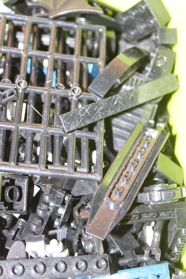 LEGO KONVOLUT KISTE SCHWARZ  1,5  KG  BASIC/CITY/TECHNIC /NINJAGO - SONDERTEILE - Bild 3 von 4