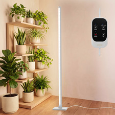 36W 60in Standing Vertical Grow Lights for Indoor Plants LED Full Spectrum Timer
