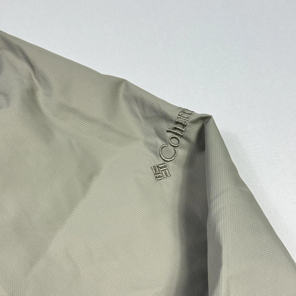 Columbia Rain Jacket Womens Medium Gray Omni-Shield Hooded Belted Trench Coat - Image 4 of 4