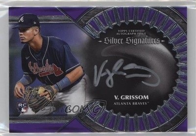 2023 Five Star Silver Signatures Purple 10/25 Vaughn Grissom Rookie Auto RC 4k8