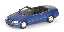 Minichamps 400031431 MERCEDES BENZ CLK CABRIOLET 2003 BLUE METALLIC scale 1:43