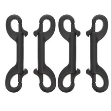 4 Pcs Heavy Duty Snap Hook Double Ended Bolt Dog Leash Carabiner Clip Clips