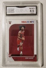 2019 PANINI HOOPS #204 COBY WHITE GMA 8.5 MINT RC ROOKIE BULLS