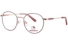 Hello Kitty HK376-1 Eyeglasses Youth Kids Girl's Shiny Rose Full Rim 46-17-125