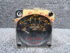 47b43 Lewis Outside Air Temperature Indicator With Egt Limit Gauge
