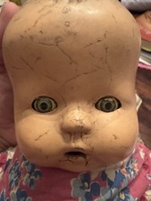 Antique 1930  s Horsman Composition Doll Sleepy Blue Eyes 14  