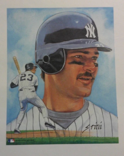 DON MATTINGLY AT BAT  NEW YORK YANKEES PRINT