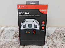 Cobra RAD 350 Radar Laser Detector NEW SEALED w/ Live Alert App IVT Filter