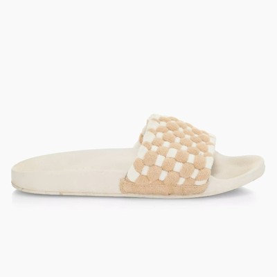 NIB Loeffler Randall Women s Woven Terry Pool Slides in size 6.5