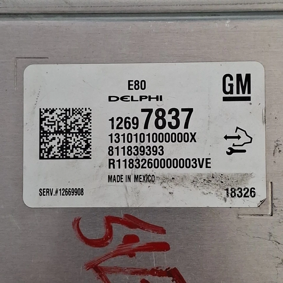 Chevrolet Malibu 2017-2021 1,5 L ECU/ECM 12697837 *programado VIN* Foto 3 de 4