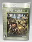 New Call of Duty 3 Platinum Hits Microsoft Xbox 360, 2008 Factory Sealed COD3