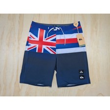 Quiksilver Boys Youth Size 30 Board Shorts Swim Trunks Stretch Highline Hawaii