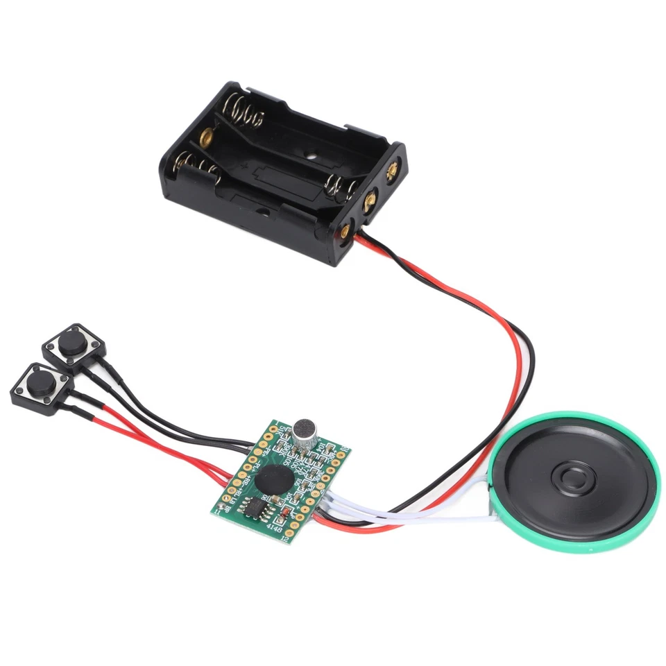 4 Minuten Soundmodul Tastensteuerung  DIY Musik Sound Talk Beschreibbarer Chip - Bild 4 von 4