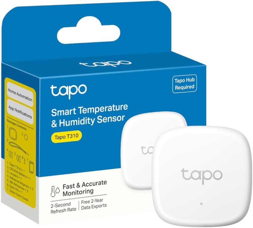 Tapo T310 Smart Humidity Meter, Room Thermometer, Hygrometer, Room Thermometer I