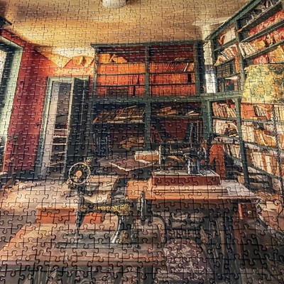 1000 Teile Ravensburger Puzzle Lost Places Mysterious castle library 17101