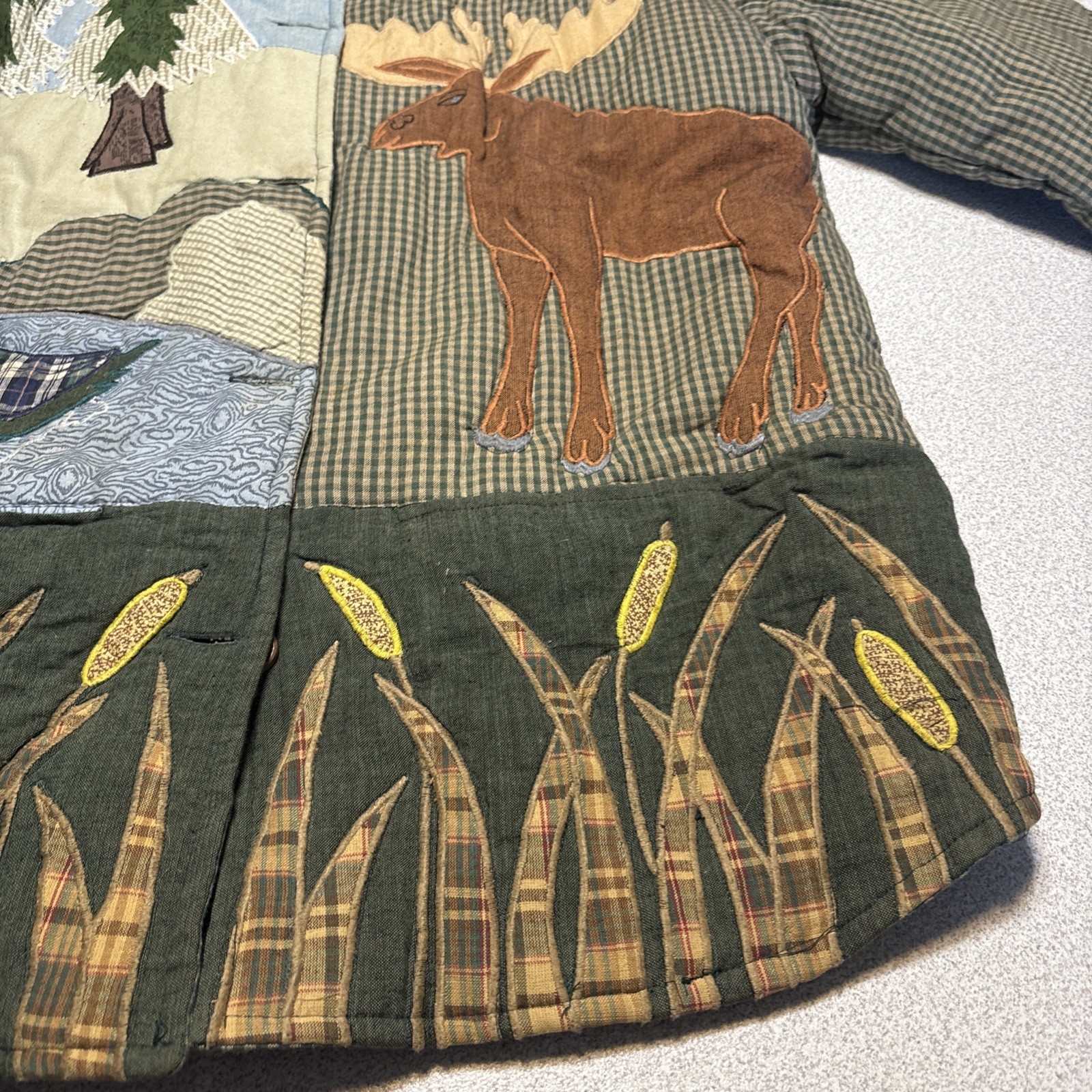 Vintage Patch Magic Group 2X Reversible Quilt Jac… - image 12