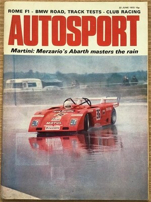 AUTOSPORT Magazine 22 JUN 1972  G1 G2 BMW Track Test SILVERSTONE BMW 3.0 Si Test
