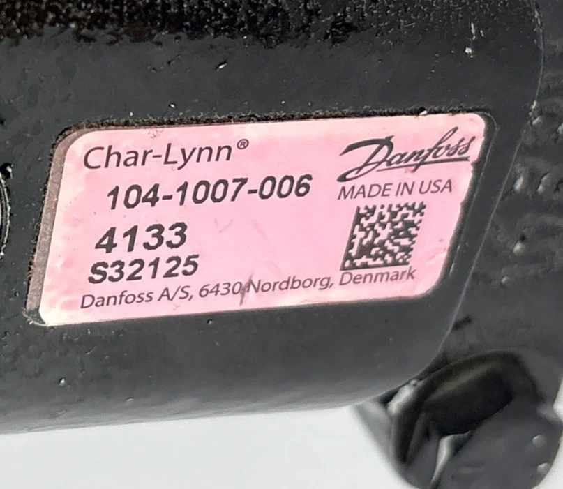 Char-Lynn 104-1007-006 Hydraulic Motor Danfoss Genuine OEM (Read Description) photo 4