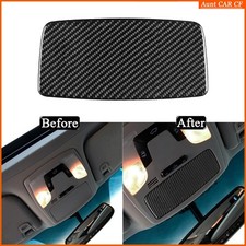 For Toyota Sienna 2015-20 Real Carbon Fiber Roof Reading Light Glasses Box Trim