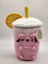 Pusheen Strawberry Pink Lemonade Sip Drink Bottle Plush Claire  s 2023 Exclusive