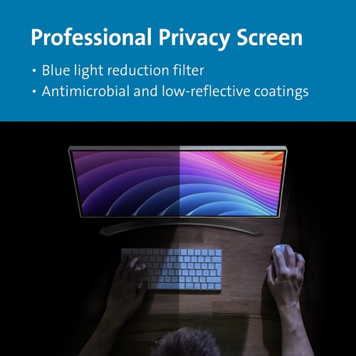 Kensington MagPro 34.0" 21:9 Monitor Privacy Screen with Magnetic Strip TAA - Picture 6 of 6
