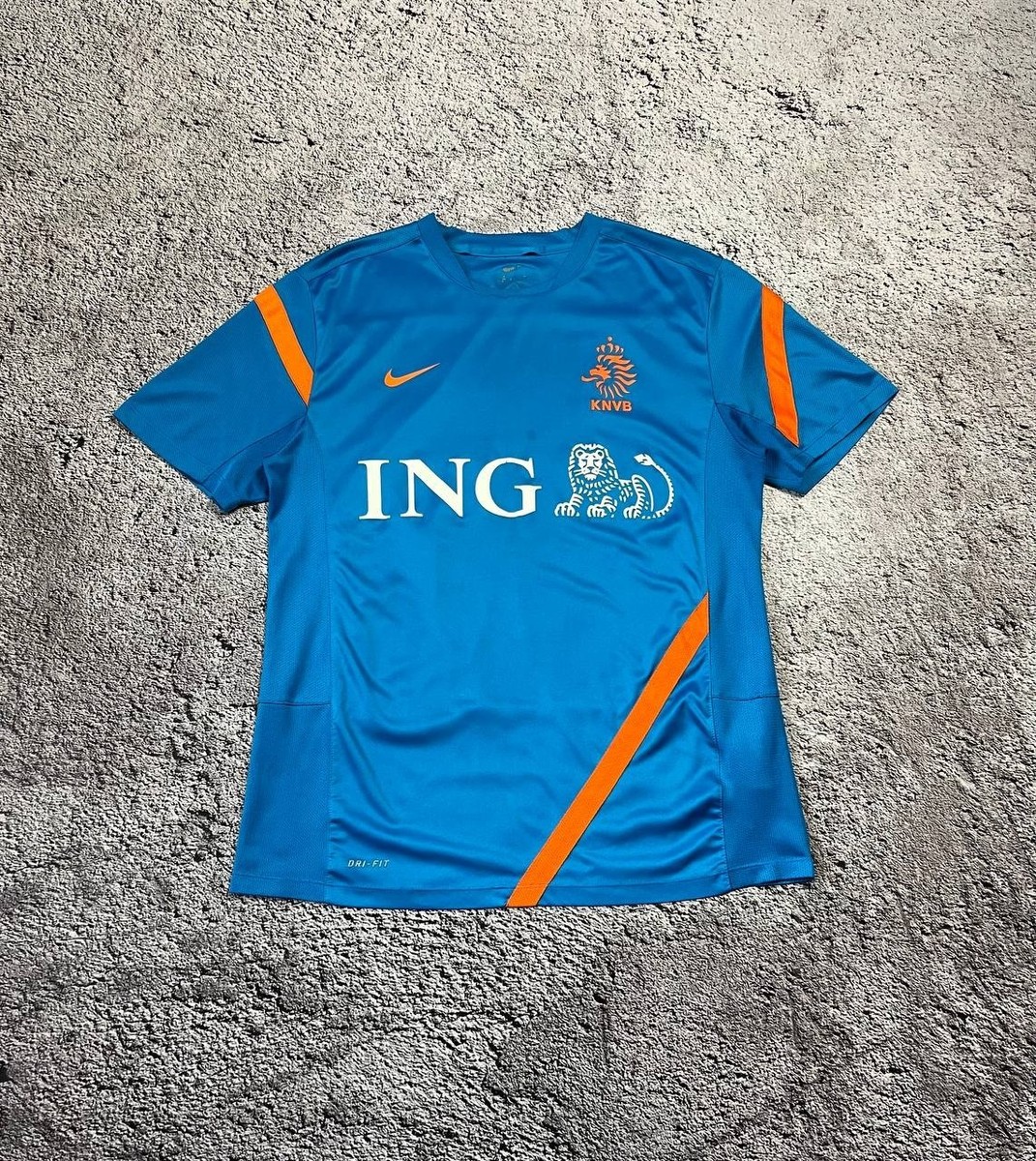 オランダ代表 NIKE KNVB トレーニングトップ スポンサー入り Nike KNVB Netherlands Training Shirt ING Sponsor Size L | eBay