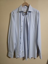 Two Brand New - Eton Elevated Textured Dress Shirts - Size 42, 16 1/2