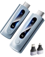 2025 Upgraded Wireless HDMI Transmitter  Receiver 328FT/100M, Plug  Play Po...