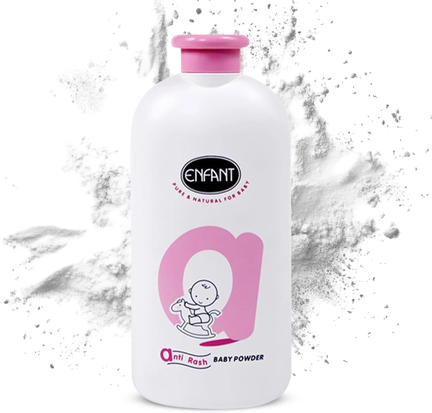 ENFANT Baby Powder Anti Rash Powder 200G For Delicate Skin Helps Prevent Rashes
