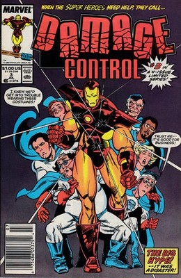 Damage Control (Vol. 1) #3 (Newsstand) VG; Marvel | low grade - Iron Man Dwayne