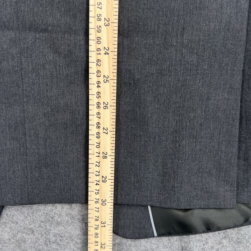 Van Heusen Blazer Mens 46R Gray Two Button Suit Jacket Sport Coat Classic Fit - Picture 12 of 15